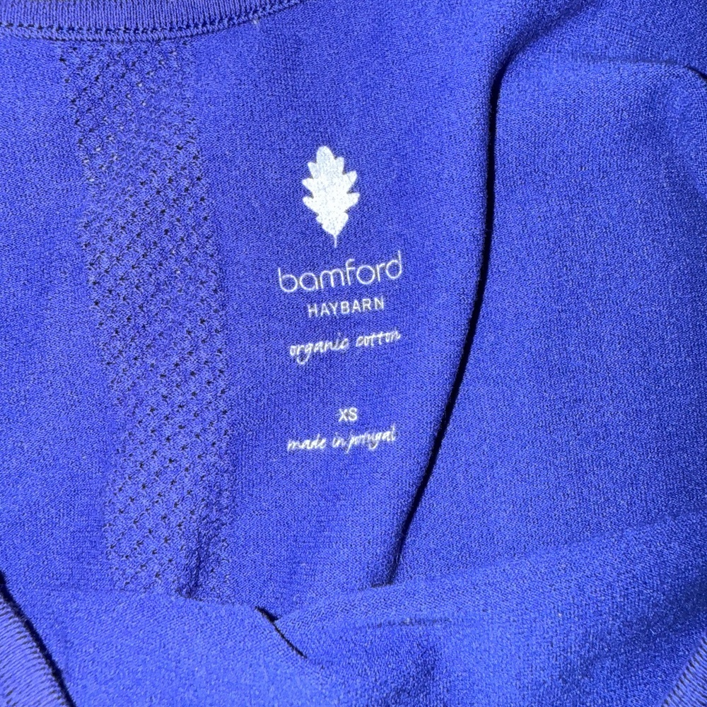 Bamford Organic Cotton Cobalt Workout Set/ From Daylesford Organic!